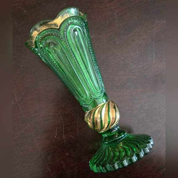 Vintage Trumpet Vase and Bowl - Picture 9 of 16